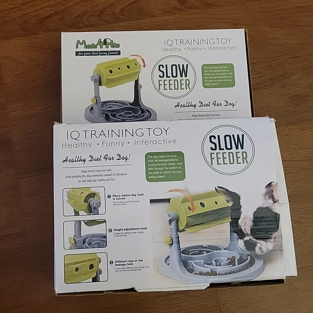 Companet interactive dog cat Slow Feeder Food Puzzle Small Medium Green …NEW